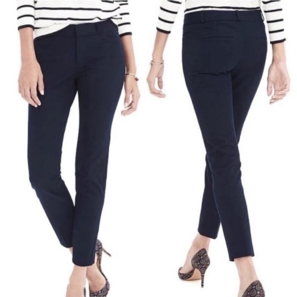 Banana Republic Sloan ankle cropped black pants, size 6